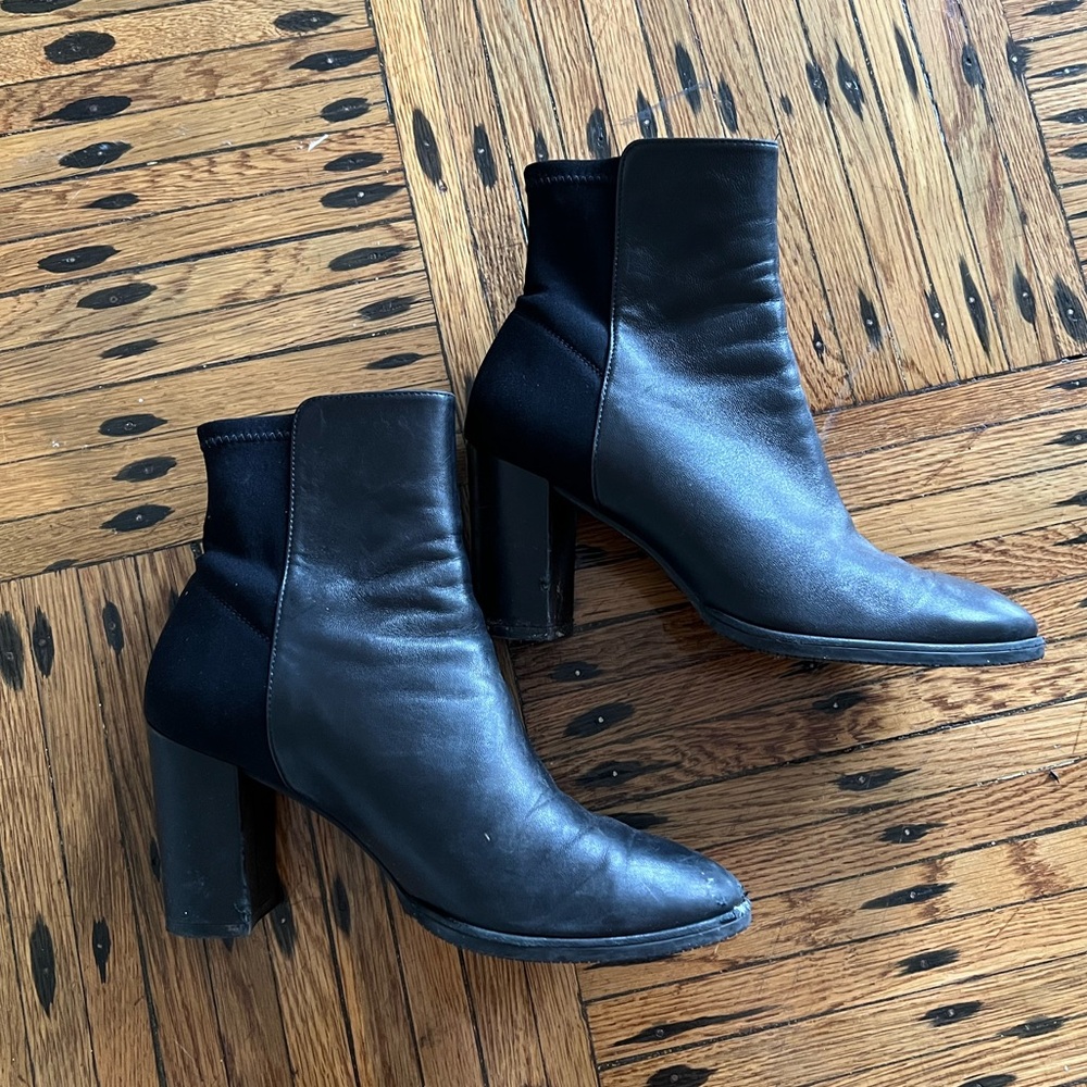 Stuart Weitzman Harper Sock Boots, Size 7 - image 6